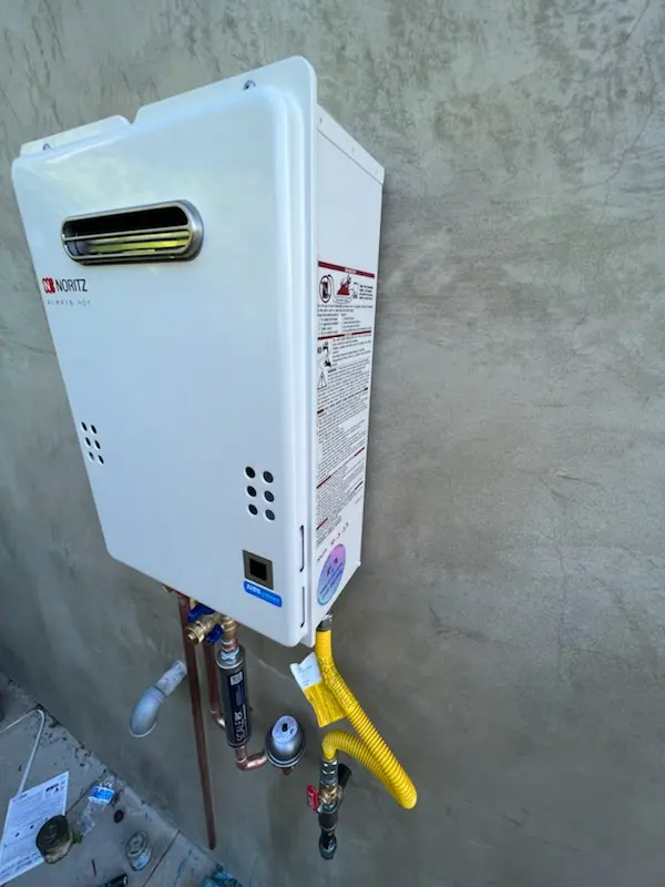 Tankless water heater installation for Montgomery homes